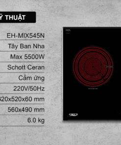 Bếp điện từ ba Chef's EH-MIX545N