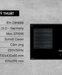 Bếp từ đôi Chef's EH-DIH666 Bếp từ đôi Chef's EH-DIH666