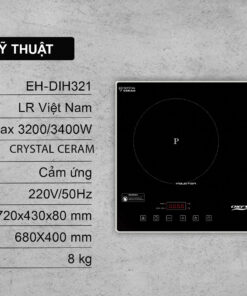 Bếp từ đôi Chef’s EH-DIH321 | An toàn cho gia đình