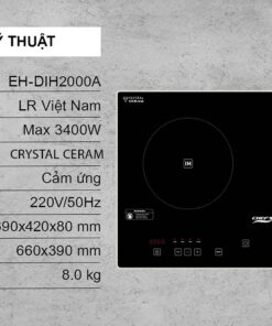 Bếp từ đôi Chef’s EH-DIH2000A | Cao cấp chính hãng