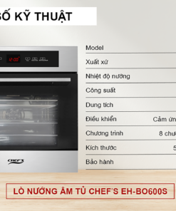 Lò nướng âm tủ Chef's EH-BO600S