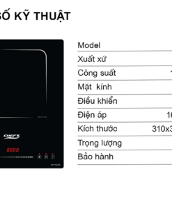 Bếp từ đơn Chef’s EH-IH22A | Gọn nhẹ, tiện lợi, dễ sử dụng