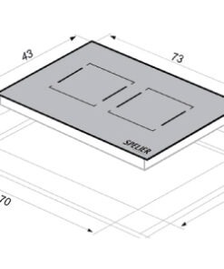 Bếp từ đôi Spelier SPM 528I PLUS