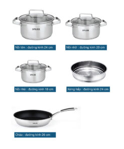 Bộ nồi 5 món Spelier SIRIUS