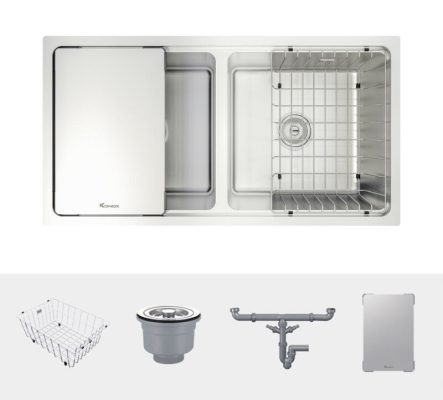 Chậu rửa bát Konox KN8646DU Dekor