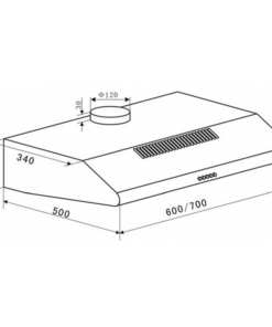 Máy hút mùi âm tủ Eurosun EH-70CF19S