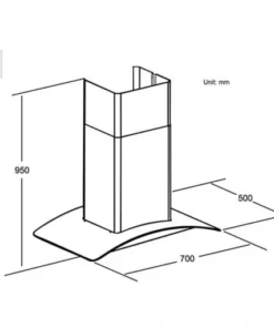 Hút mùi kính cong Spelier SP 654GT