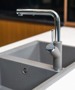 Vòi rửa bát dây rút Konox Artan Grey