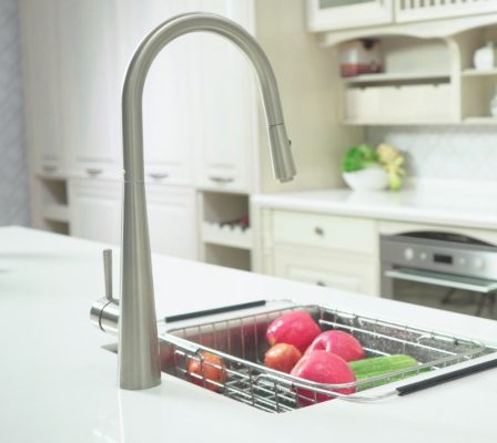 Vòi rửa bát dây rút Konox KN1901N Vòi rửa bát dây rút Konox KN1901N