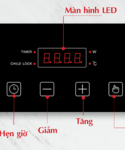 Bếp điện từ đôi Chef’s EH-MIX321 | Mặt kính EuroKera cao cấp