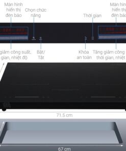 Bếp từ đôi Junger CEJ-200-II