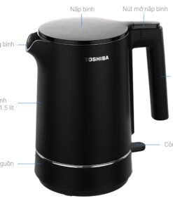 Bình đun siêu tốc Toshiba 1.5 lít KT-15DS1NV