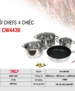Bộ nồi 4 món Chef's EH-CW4430
