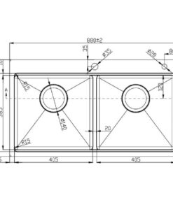 Chậu rửa bát Konox KN8850TD