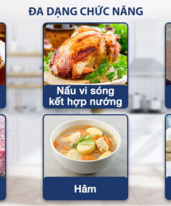 Lò vi sóng có nướng âm tủ Chef's EH-MW801S Lò vi sóng có nướng âm tủ Chef's EH-MW801S