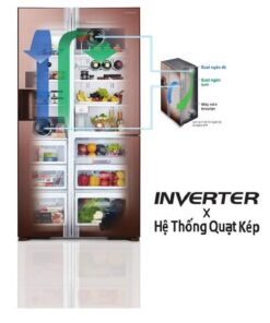 Tủ Lạnh Hitachi Inverter 595 lít R-S800PGV0 (GBK)