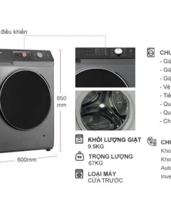 Máy giặt lồng ngang tiêu chuẩn Hitachi BD-954HVOS