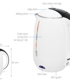 Ấm đun siêu tốc Hawonkoo 1.8L KEH-180