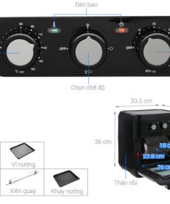 Nồi Chiên Không Dầu Hawonkoo 10L AFH-100