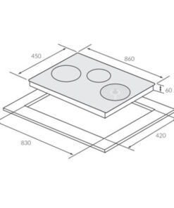 Bếp điện từ ba Eurosun EU-TE388Max