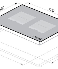 Bếp từ đôi Spelier SPE IC 1089B