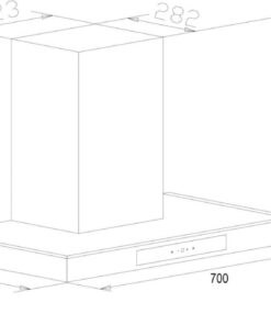 Máy hút mùi chữ T Chef's EH-R107E7D