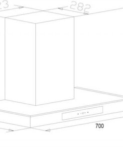 Máy hút mùi chữ T Chef's EH-R108E7D