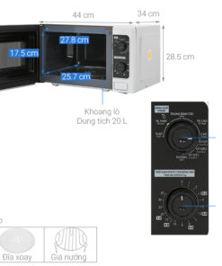 Lò vi sóng cơ Toshiba 20L ER-SGM20(S1)VN