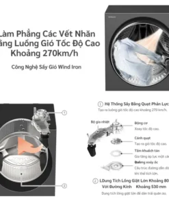 Máy giặt sấy lồng ngang cao cấp Hitachi BD-D120XGV