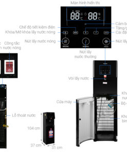 Cây nước nóng lạnh Toshiba RWF-W1830BV(K)