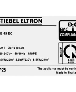 Máy nước nóng trực tiếp Stiebel Eltron DE 45 EC (4500W)