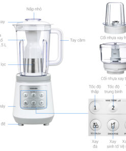 Máy xay sinh tố 3 cối Toshiba BL-70PR2NV