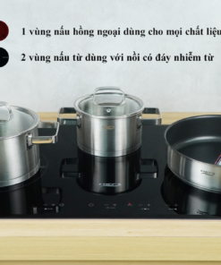 Bếp điện từ ba Chef’s EH-MIX544P | 3 vùng nấu tiện lợi