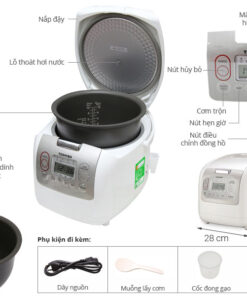 Nồi cơm điện tử Toshiba 1.8 lít RC-18NMFVN(WT)