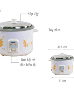 Nồi cơm điện nắp rời Toshiba 2,8L RC-28MH1PV(G)