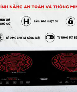 Bếp hồng ngoại đôi Chef's EH-DHL321 | Bảo hành chính hãng