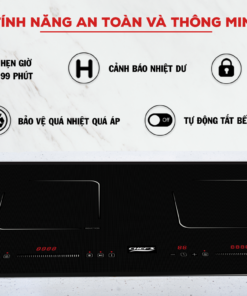 Bếp từ đôi Chef’s EH-DIH320 | Booster lên đến 2200W