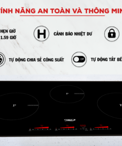 Bếp từ ba Chef’s EH-IH536 | An toàn, tiết kiệm điện năng