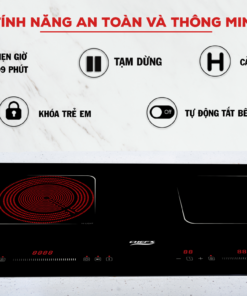 Bếp điện từ đôi Chef’s EH-MIX220 | Hàng chính hãng cao cấp