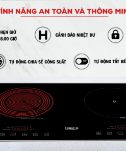 Bếp điện từ đôi Chefs EH-MIX321