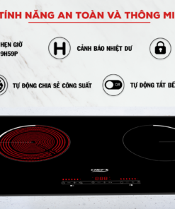 Bếp điện từ đôi Chef's EH-MIX333