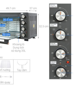 Lò nướng Toshiba 35 lít TL-MC35Z
