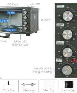 Lò nướng Toshiba 40 Lít TL-MC40EZF(GR)