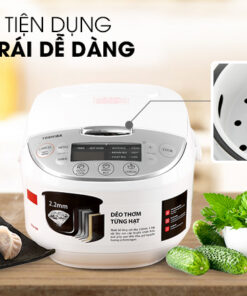Nồi cơm điện tử Toshiba 1L RC-10DH2PV(W)