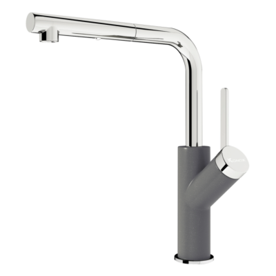 Vòi rửa bát dây rút Konox Artan Grey Vòi rửa bát dây rút Konox Artan Grey