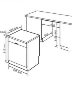 Máy rửa bát 13 bộ Beko DVN05321B