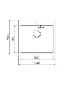 Chậu rửa bát Konox UNICO 5450