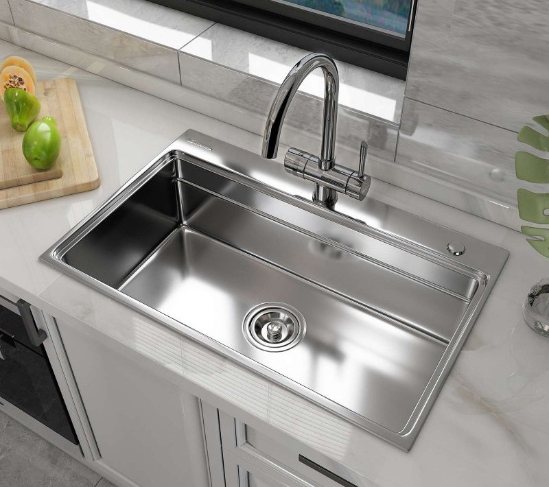 Chậu rửa bát Konox Overmount Sink KN7548SO Chậu rửa bát Konox Overmount Sink KN7548SO