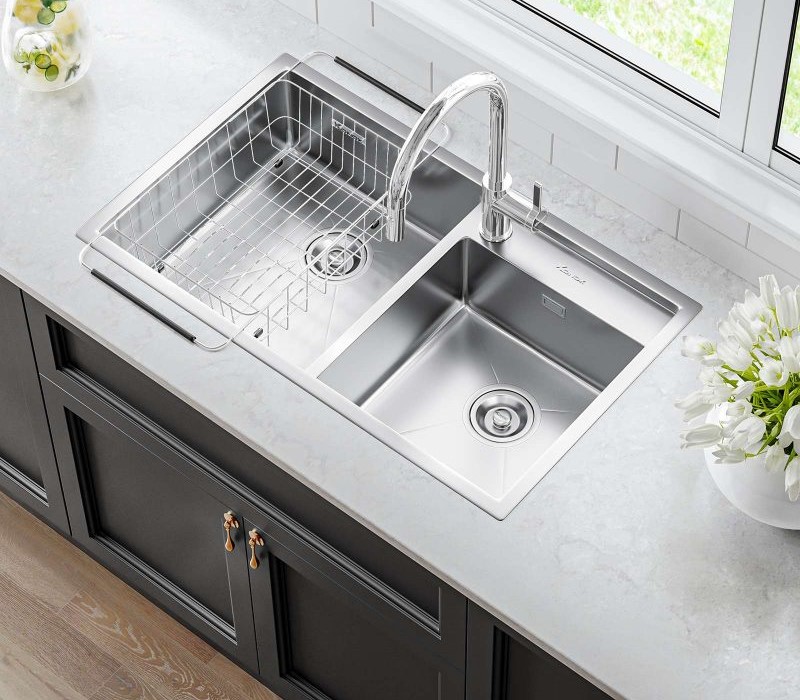 Chậu rửa bát Konox Overmount Sink KN8248DO Chậu rửa bát Konox Overmount Sink KN8248DO