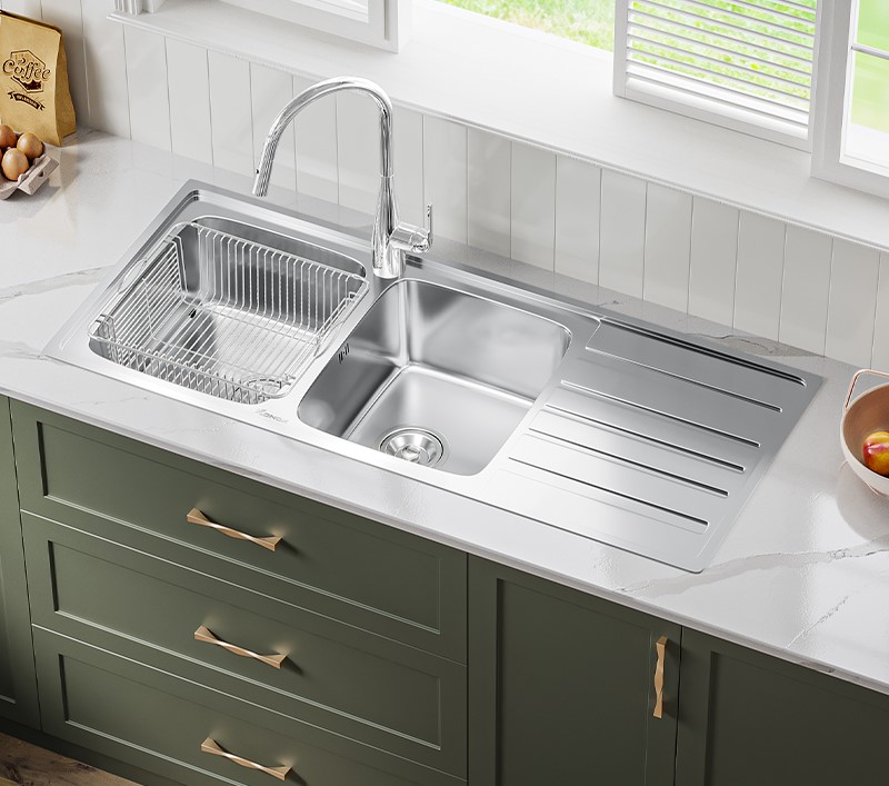Chậu rửa bát Konox European sink Premium KS11650 2B – Bàn phải Chậu rửa bát Konox European sink Premium KS11650 2B – Bàn phải